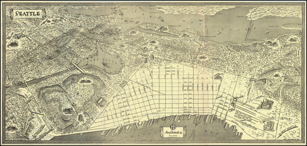 29-Washington and Pictorial Maps Map By Kroll Map Company