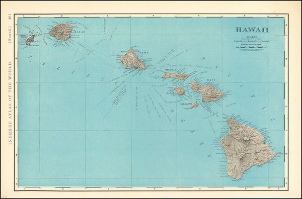 98-Hawaii and Hawaii Map By Rand McNally & Company