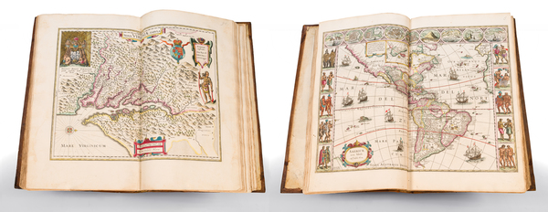 75-Atlases Map By Willem Janszoon Blaeu  &  Johannes Blaeu