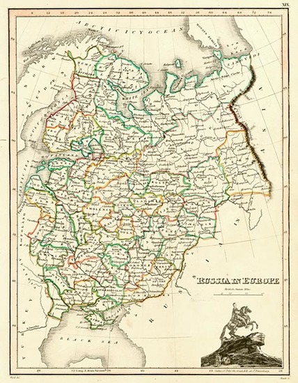 71-Europe and Russia Map By John Wyld