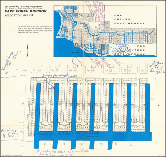 41-Florida and Photographs Map By Gulf American Land Corporation