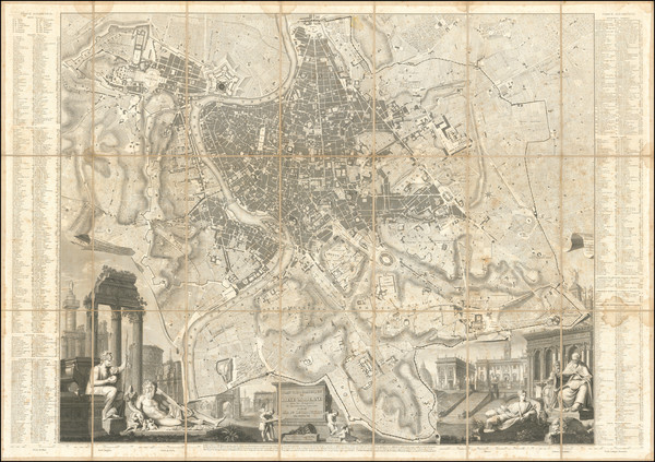 82-Rome Map By Paul Letaroully