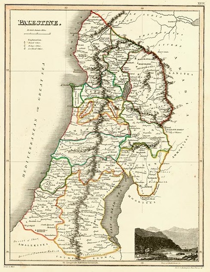 61-Asia, Middle East and Holy Land Map By John Wyld