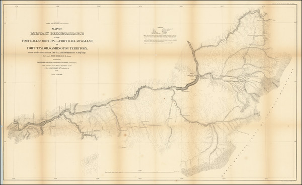 61-Oregon and Washington Map By John Mullan