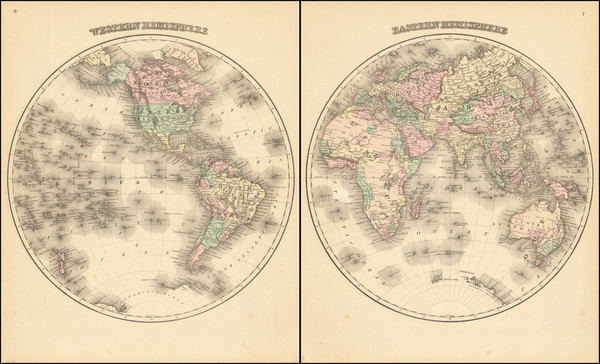 38-World Map By O.W. Gray