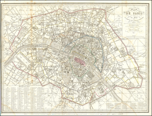 17-Paris and Île-de-France Map By Ambroise Tardieu