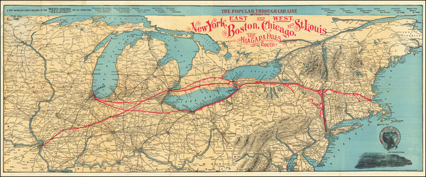 54-New England, Mid-Atlantic and Midwest Map By Wynkoop & Hallenbeck