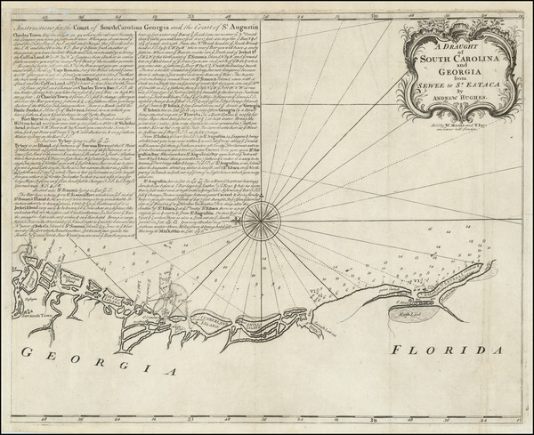 87-Southeast and Georgia Map By William Mount  &  Thomas Page