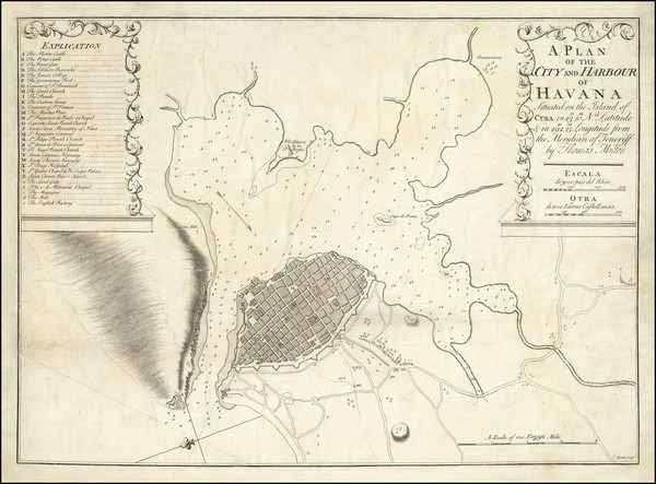 33-Cuba Map By Thomas Milton