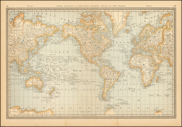 4-World Map By William Rand  &  Andrew McNally