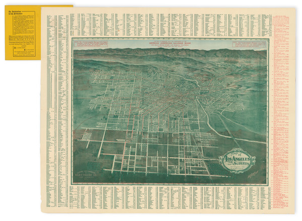 49-Los Angeles Map By H.R. Lawson  &  A. Humitsch