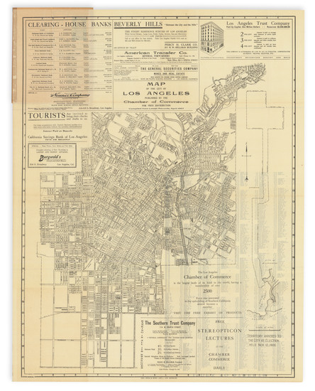 85-Los Angeles Map By Geo. Rice & Sons