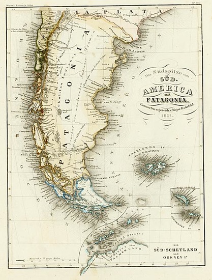 23-South America Map By Joseph Meyer