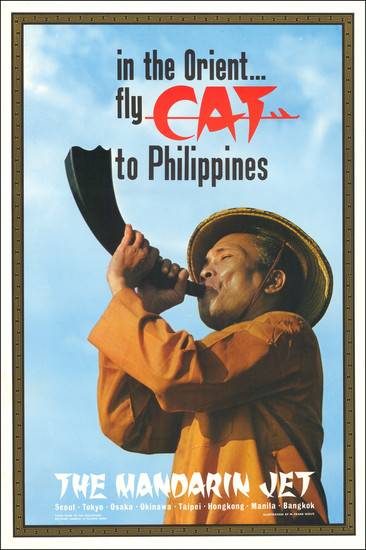 59-Philippines and Travel Posters Map By Civil Air Transport