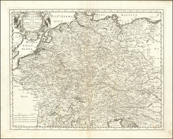 25-Netherlands, Poland, Czech Republic & Slovakia and Germany Map By Giacomo Giovanni Rossi