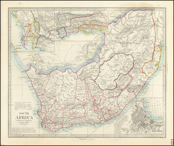 60-South Africa Map By SDUK