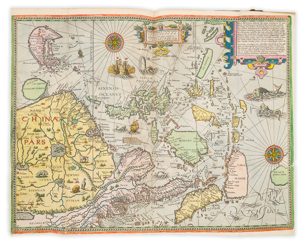 96-Polar Maps, Atlases, Rare Books and RBMS FAIR 2021 Map By Jan Huygen van  Linschoten