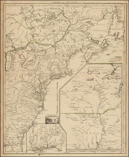 78-United States, New England, Mid-Atlantic, Southeast and Eastern Canada Map By George Louis Le R