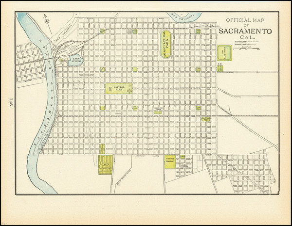 32-Other California Cities Map By George F. Cram