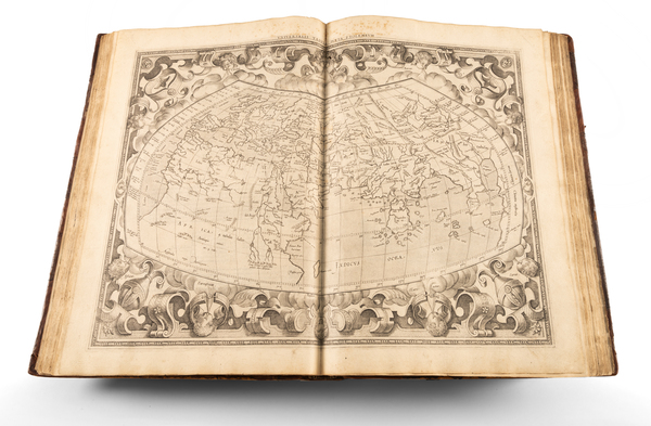 56-Atlases Map By  Gerard Mercator