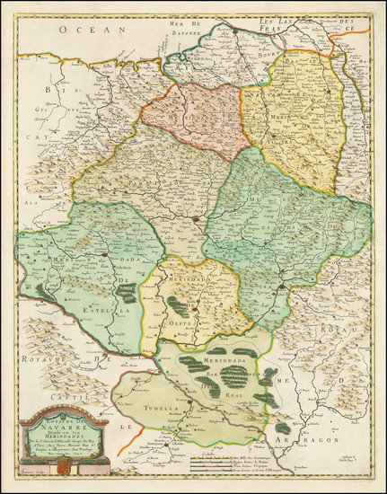 23-Spain Map By Nicolas Sanson