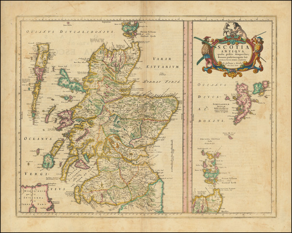 6-Scotland Map By Johannes Blaeu