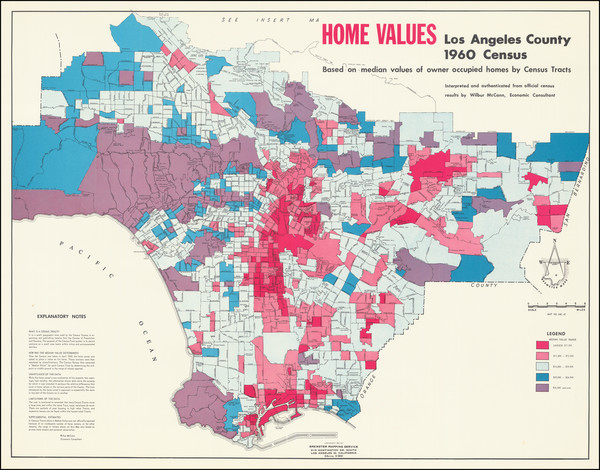 75-Los Angeles Map By Brewster Mapping Service