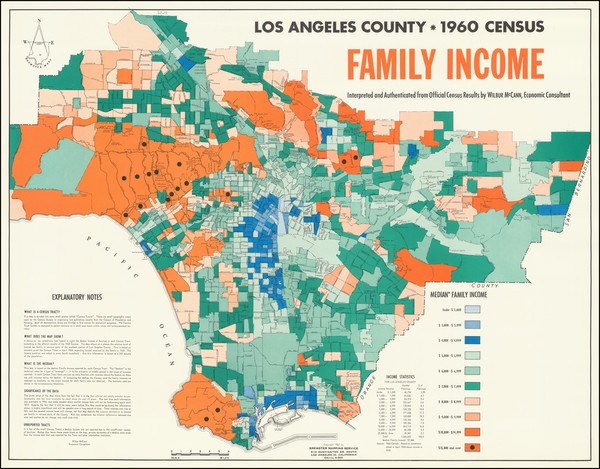 2-Los Angeles Map By Brewster Mapping Service