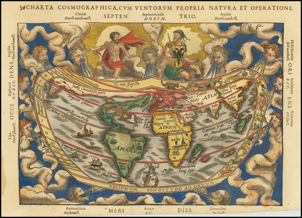 57-World Map By Peter Apian