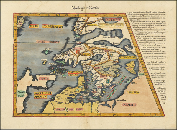 34-Baltic Countries, Scandinavia, Iceland, Sweden and Finland Map By Lorenz Fries