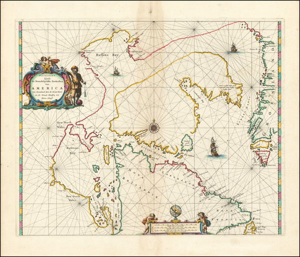 35-Polar Maps and Canada Map By Pieter Goos