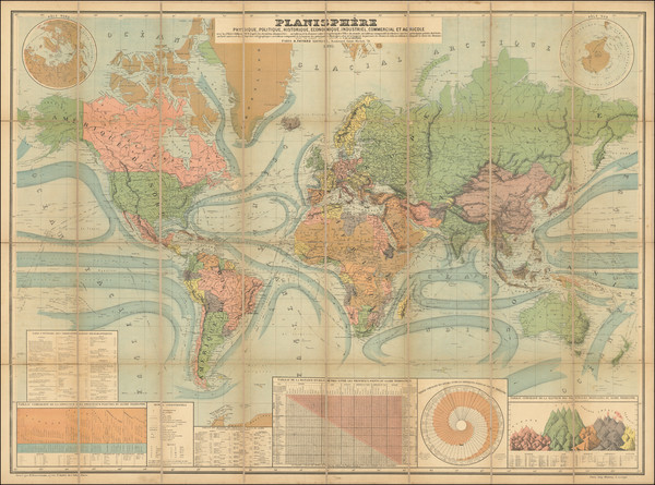 98-World Map By Artheme Fayard / R Barbot