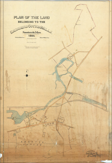 99-Massachusetts Map By Arthur C. Moore