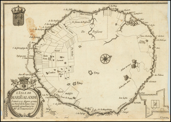 69-Other Islands Map By François de La Pointe