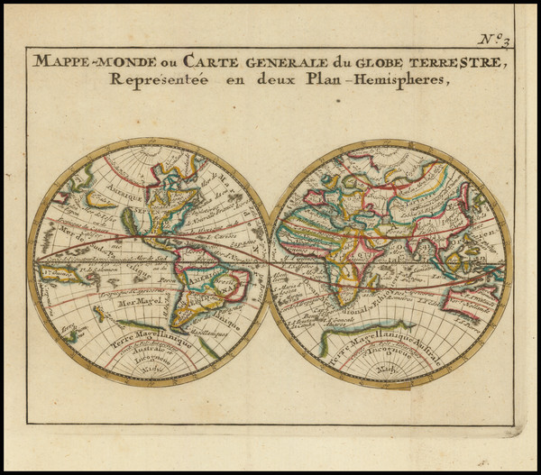 32-World Map By Jacques Benigne Bossuet