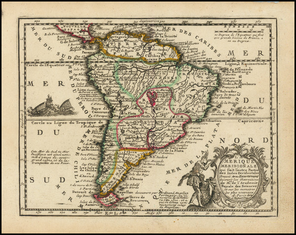 28-South America Map By Jacques Chiquet