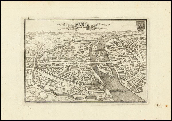 47-Paris and Île-de-France Map By Daniel de La Feuille