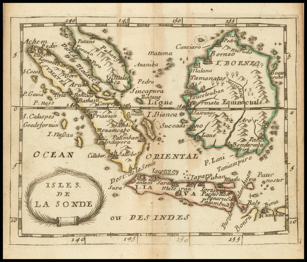 20-Singapore, Indonesia and Malaysia Map By Pierre Du Val