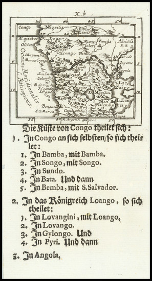 26-West Africa Map By Johann Ulrich Muller