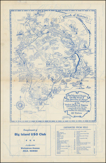 40-Hawaii and Hawaii Map By Ruth Taylor White