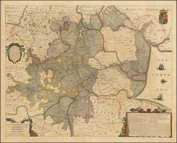 30-England and British Counties Map By Jan Jansson