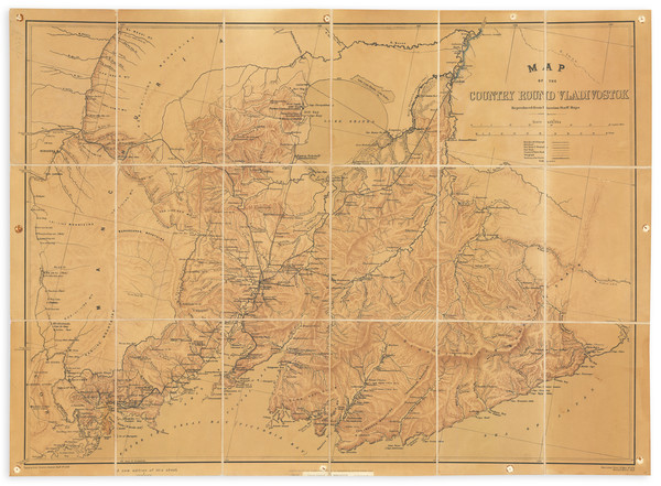 52-Russia in Asia Map By War Office