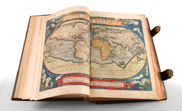 22-Atlases Map By Abraham Ortelius