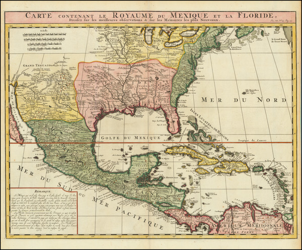 54-United States, South, Texas, Midwest and Southwest Map By Henri Chatelain