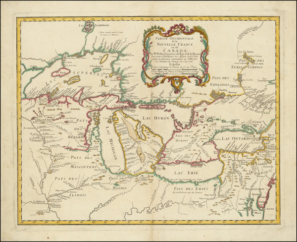 90-Midwest, Illinois, Indiana, Ohio, Michigan, Wisconsin and Western Canada Map By Homann Heirs / 