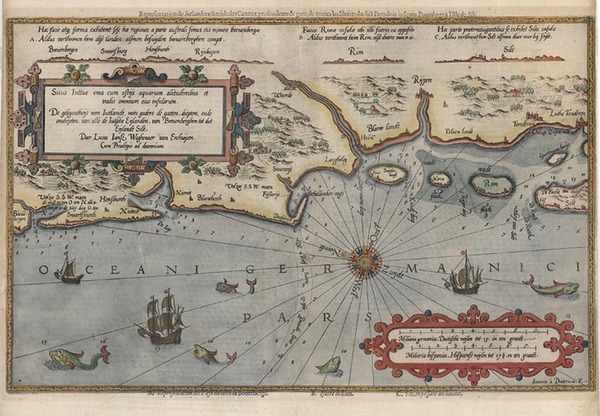 27-Europe, Scandinavia and Germany Map By Lucas Janszoon Waghenaer