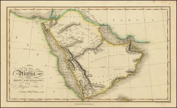 21-Arabian Peninsula Map By Alexander Macredie