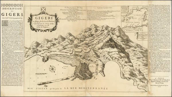 67-North Africa Map By Pierre Du Val