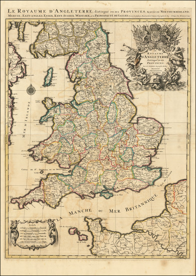 69-England Map By Alexis-Hubert Jaillot