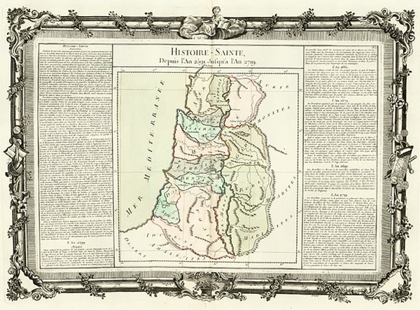 78-Holy Land Map By Buy de Mornas